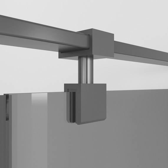 Душевое ограждение Niagara Nova 100x100 см NG-2832-34BLACK, чёрный матовый/тонированное - фото 12