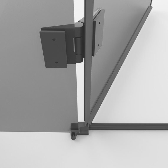 Душевое ограждение Niagara Nova 90x90 см NG-2831-34BLACK, чёрный матовый/тонированное - фото 10