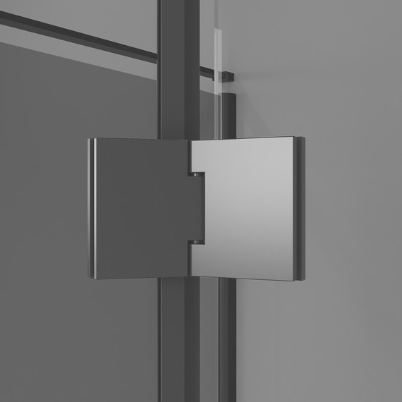 Душевое ограждение Niagara Nova 100x100 см NG-2832-34BLACK, чёрный матовый/тонированное - фото 11