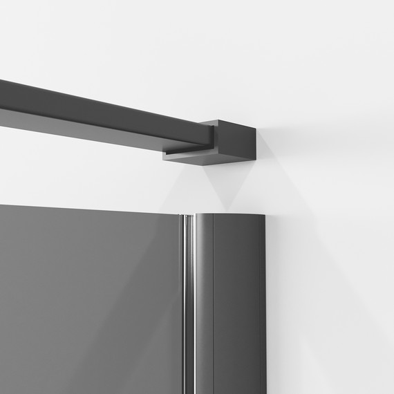 Душевое ограждение Niagara Nova 100x100 см NG-2832-34BLACK, чёрный матовый/тонированное - фото 9