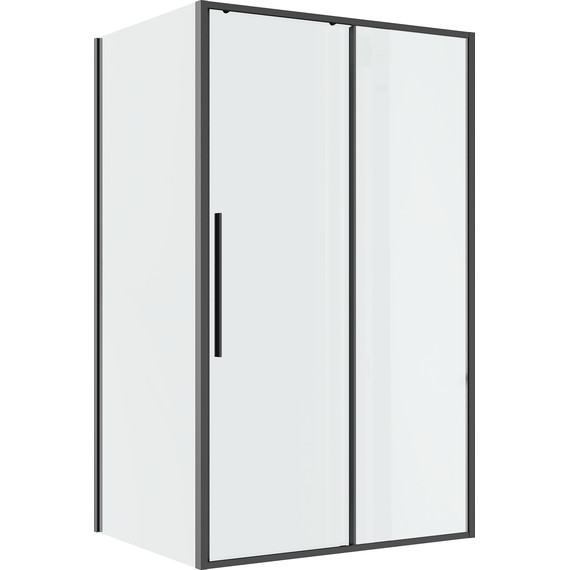 Душевое ограждение Niagara Nova 120x100 см NG-34-12AGR-A100GR-34, графит матовый/прозрачное - фото 2