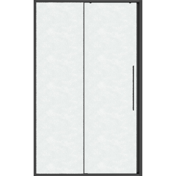 Душевая дверь Niagara Nova 110 см NG-34-L11CHGR, графит матовый/шиншилла - фото 2