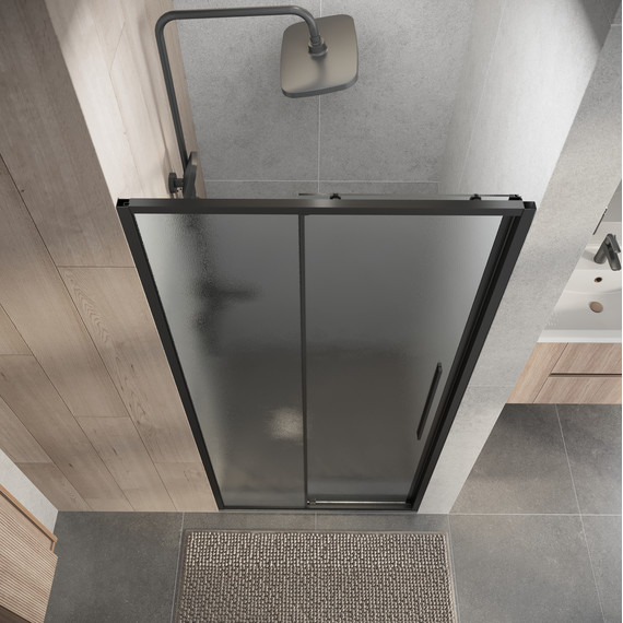 Душевая дверь Niagara Nova 90 см NG-34-L9CHGR, графит матовый/шиншилла - фото 6