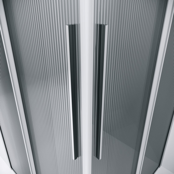 Душевое ограждение Niagara Nova 90x90 см NG-4623-34, хром/матовое/рифленое - фото 7