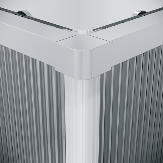 Душевое ограждение Niagara Nova 100x100 см NG-4624-34, хром/матовое/рифленое - фото 9