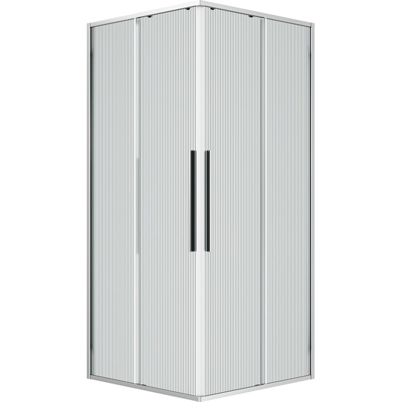 Душевое ограждение Niagara Nova 90x90 см NG-4623-34, хром/матовое/рифленое - фото 2