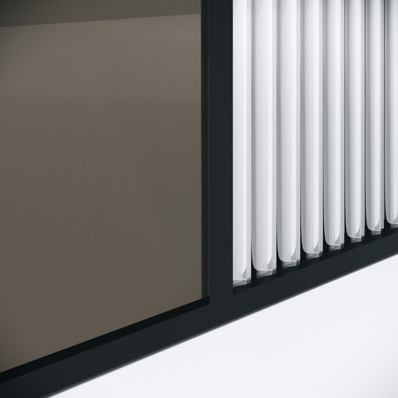 Душевая перегородка Niagara Nova 120 см NG-481-12FBLACK, чёрный матовый/матовое/тонированное - фото 6