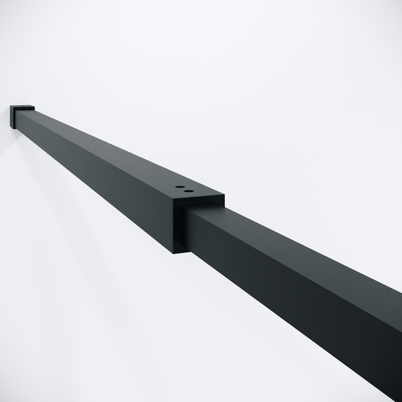 Душевая перегородка Niagara Nova 120 см NG-481-12FBLACK, чёрный матовый/матовое/тонированное - фото 7