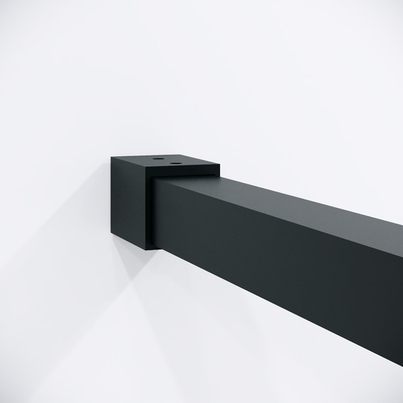 Душевая перегородка Niagara Nova 120 см NG-481-12FBLACK, чёрный матовый/матовое/тонированное - фото 8