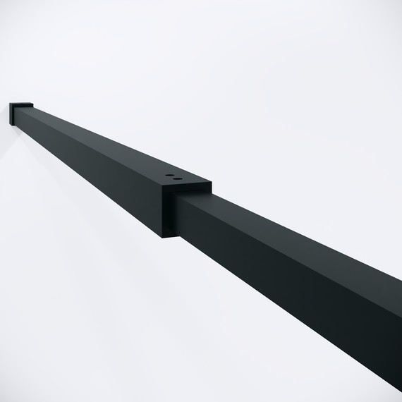 Душевая перегородка Niagara Nova 100 см NG-582-10BLACK, чёрный матовый/матовое - фото 7