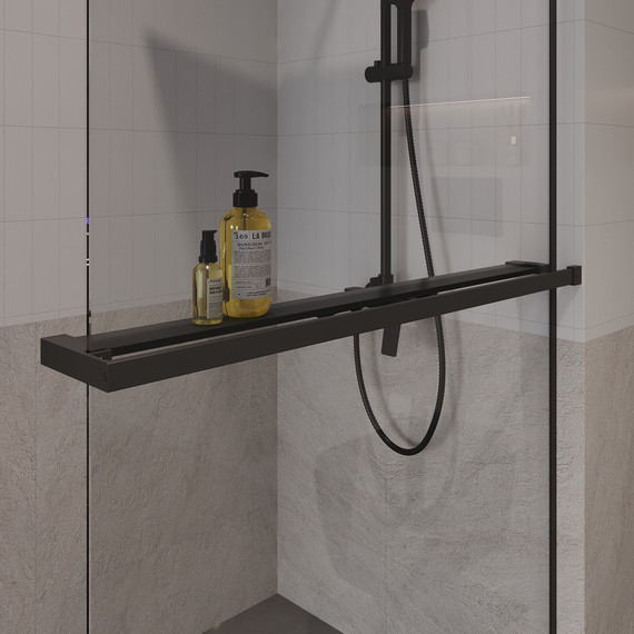 Душевая перегородка Niagara Nova 120 см NG-670-12ВLACK, чёрный матовый/прозрачное - фото 8