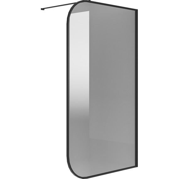 Душевая перегородка Niagara Nova 90 см NG-689-90TBLACK, чёрный матовый/тонированное - фото 2