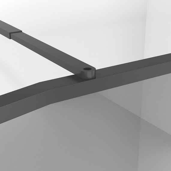 Душевая перегородка Niagara Nova 100 см NG-689-10TBLACK, чёрный матовый/тонированное - фото 6