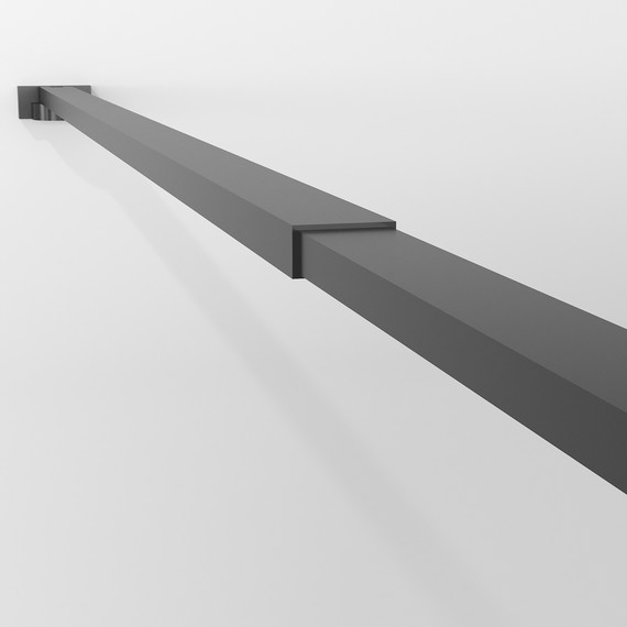 Душевая перегородка Niagara Nova 90 см NG-689-90TBLACK, чёрный матовый/тонированное - фото 7