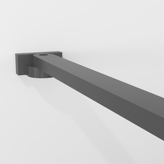 Душевая перегородка Niagara Nova 90 см NG-689-90TBLACK, чёрный матовый/тонированное - фото 8