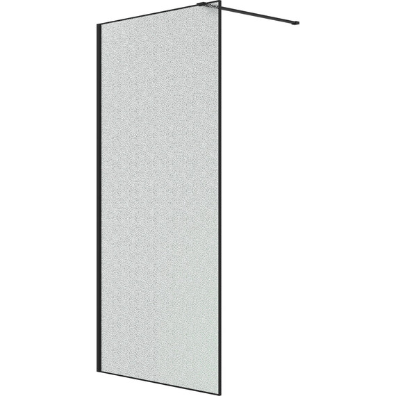 Душевая перегородка Niagara Nova 90 см NG-781-90BLACK, чёрный матовый/матовое - фото 2