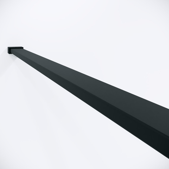 Душевая перегородка Niagara Nova 90 см NG-781-90BLACK, чёрный матовый/матовое - фото 7