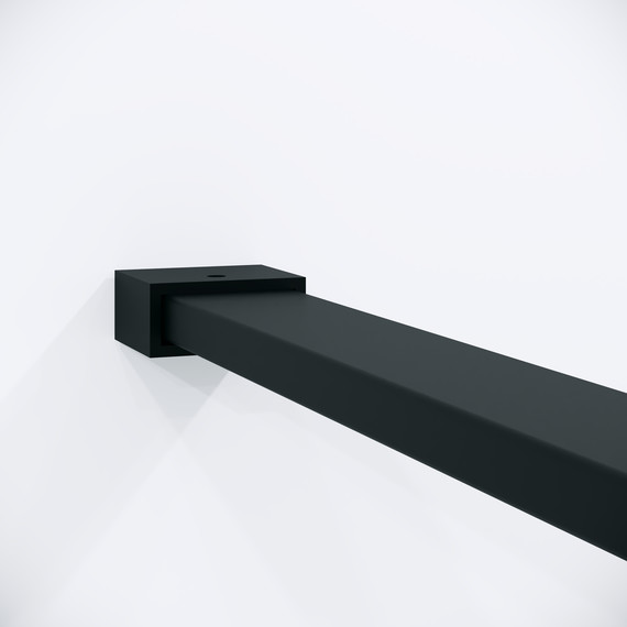 Душевая перегородка Niagara Nova 90 см NG-781-90BLACK, чёрный матовый/матовое - фото 8