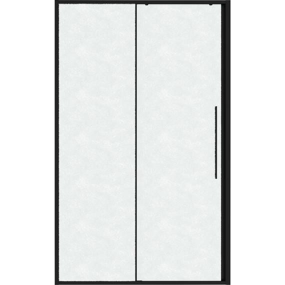 Душевая дверь Niagara Nova 130 см NG-84-L13CHB, чёрный матовый/шиншилла - фото 3