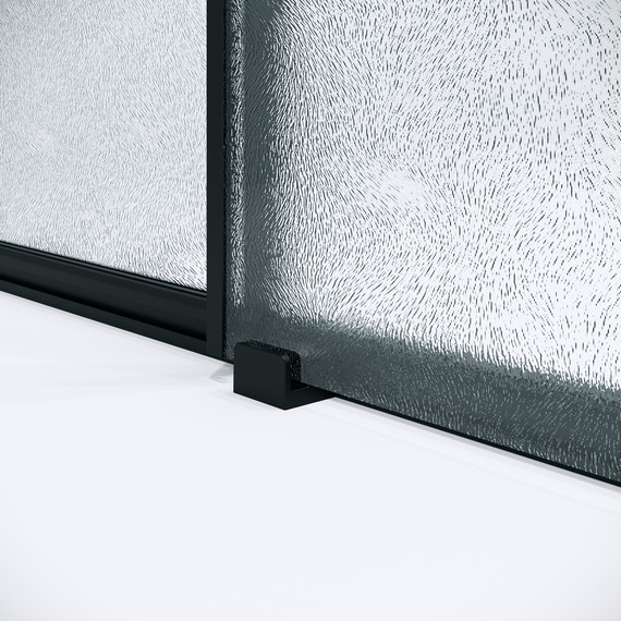 Душевая дверь Niagara Nova 100 см NG-84-L10CHB, чёрный матовый/шиншилла - фото 7