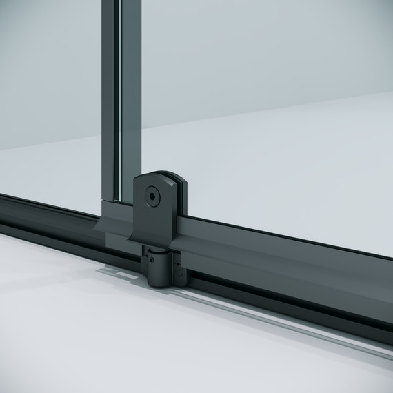 Душевое ограждение Niagara Nova 80x90 см NG-35-8AGR-A90GR-34, графит матовый/прозрачное - фото 11