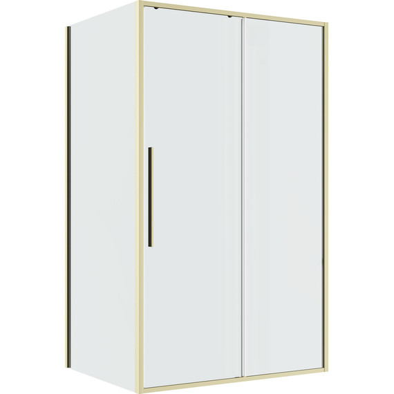 Душевое ограждение Niagara Nova 110x90 см NG-44-11ASG-A90SG-34, золото брашированное/прозрачное - фото 2