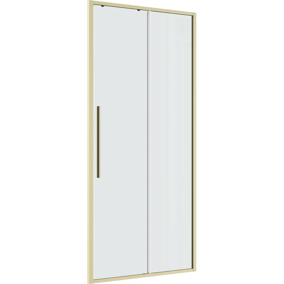 Душевая дверь Niagara Nova 100 см NG-44-10ASG, золото брашированное/прозрачное - фото 2