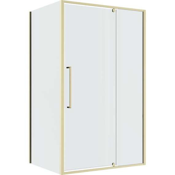 Душевое ограждение Niagara Nova 110x80 см NG-45-11ASG-A80SG-34, золото брашированное/прозрачное - фото 2