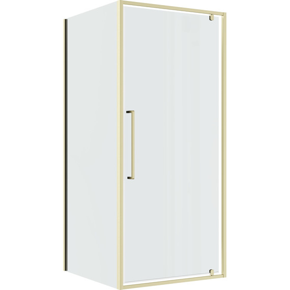 Душевое ограждение Niagara Nova 90x80 см NG-45-9ASG-A80SG-34, золото брашированное/прозрачное - фото 2