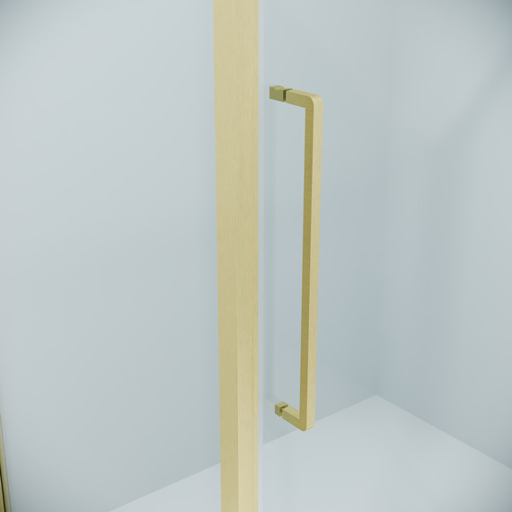 Душевое ограждение Niagara Nova 90x80 см NG-45-9ASG-A80SG-34, золото брашированное/прозрачное - фото 10