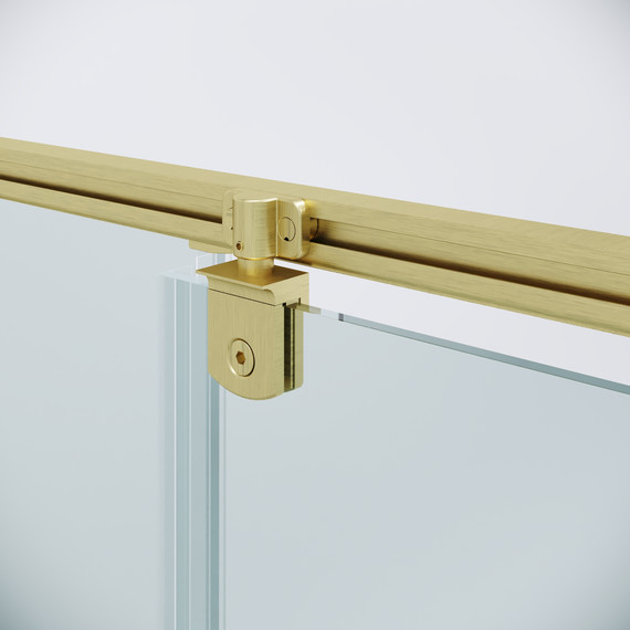 Душевое ограждение Niagara Nova 90x90 см NG-45-9ASG-A90SG-34, золото брашированное/прозрачное - фото 8