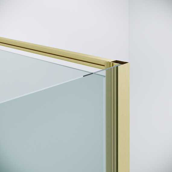 Душевое ограждение Niagara Nova 90x90 см NG-45-9ASG-A90SG-34, золото брашированное/прозрачное - фото 9