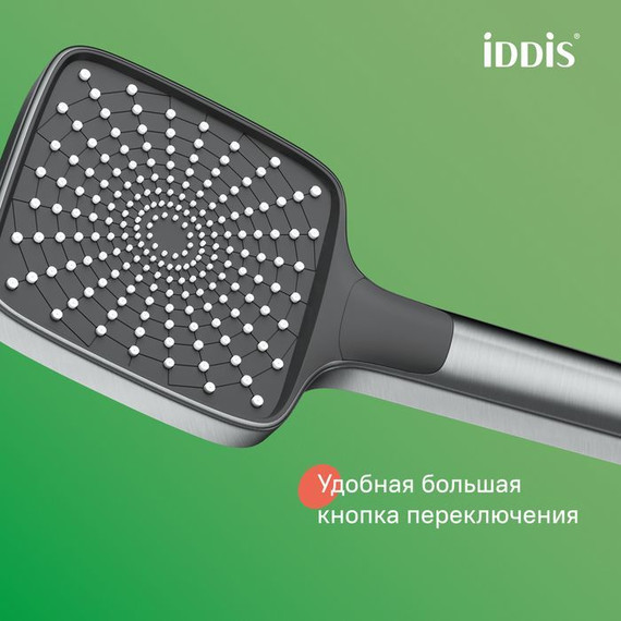 Душевая стойка Iddis Parker PARGM3Fi06, графит матовый - фото 12