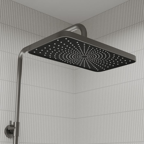 Душевая стойка Iddis Parker PARGM3Fi06, графит матовый - фото 5