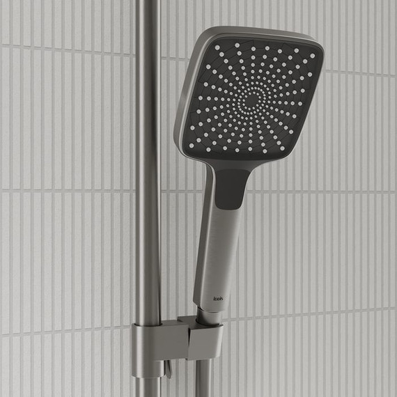 Душевая стойка Iddis Parker PARGM3Fi06, графит матовый - фото 6