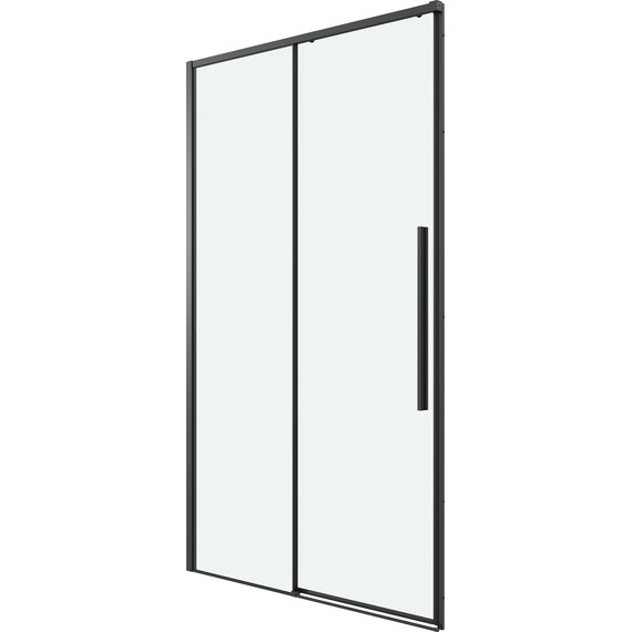 Душевая дверь Grossman Galaxy 110 см 100.K33.01.110.21.00, чёрный матовый/прозрачное - фото 2