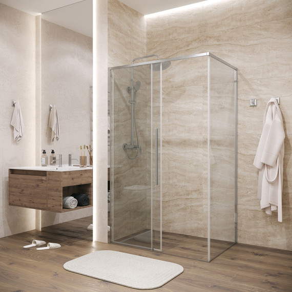 Душевое ограждение Grossman Galaxy 100x70 см 120.K33.01.1070.10.00, хром/прозрачное - фото 5