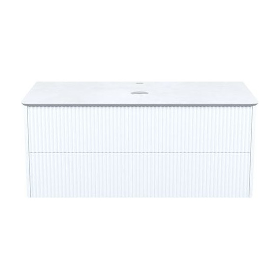 Тумба подвесная со столешницей Iddis Aiger 100 см AIG10W0i95K, белый - фото 3