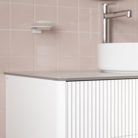 Тумба подвесная со столешницей Iddis Aiger 100 см AIG10W0i95K, белый - фото 8