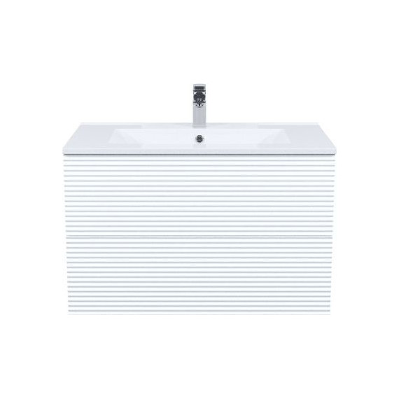 Тумба подвесная с раковиной Iddis Bild 80 см BIL80W0i95K, белый - фото 3