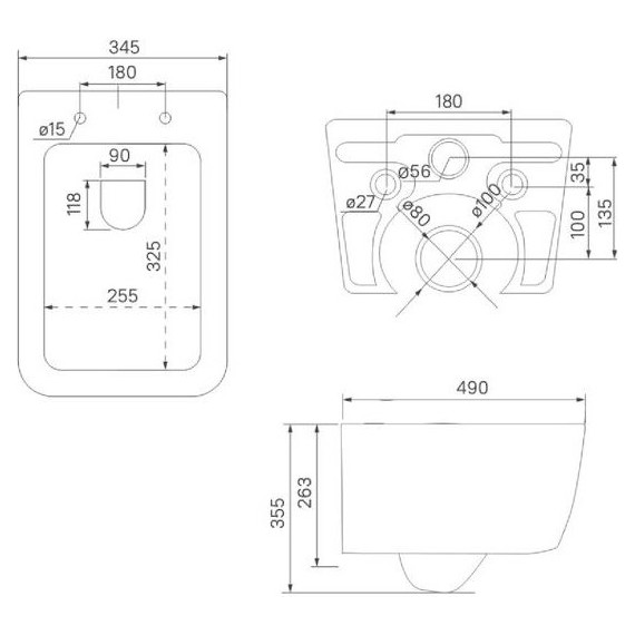 Унитаз подвесной безободковый Iddis Bridge BRIRNSEi25 с тонкой крышкой микролифт - фото 12