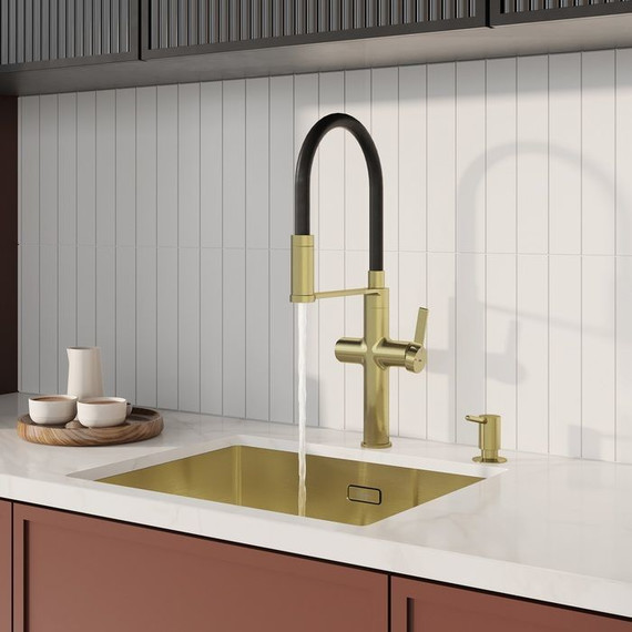 Смеситель для кухни Iddis Ikon IKNMGFFi05, золото матовое, Цвет производителя: золото матовое - фото 2