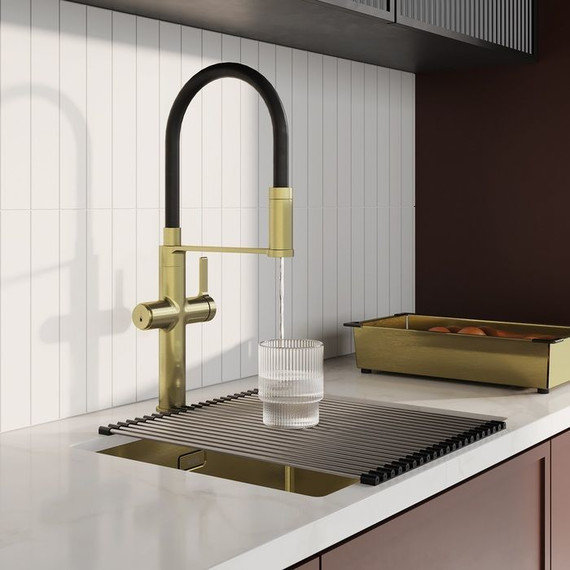 Смеситель для кухни Iddis Ikon IKNMGFFi05, золото матовое, Цвет производителя: золото матовое - фото 3
