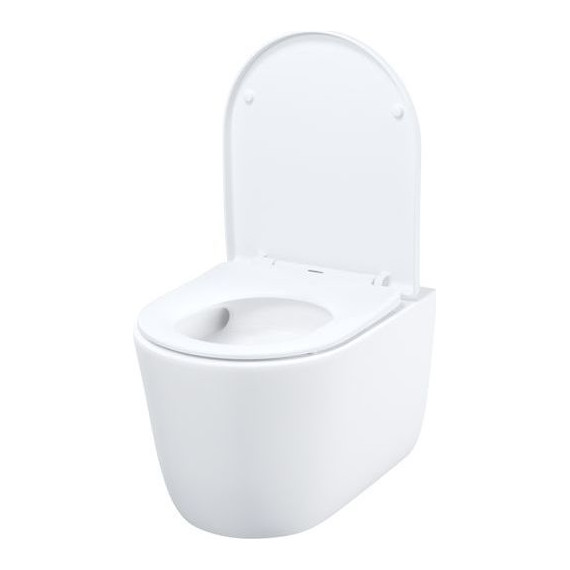 Унитаз подвесной безободковый Iddis Slide SLIRDSEi25 с крышкой микролифт (система смыва Торнадо) - фото 2