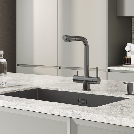 Смеситель для кухни Iddis Umbra UMBGMPFi05, графит матовый, Цвет производителя: графит матовый - фото 2