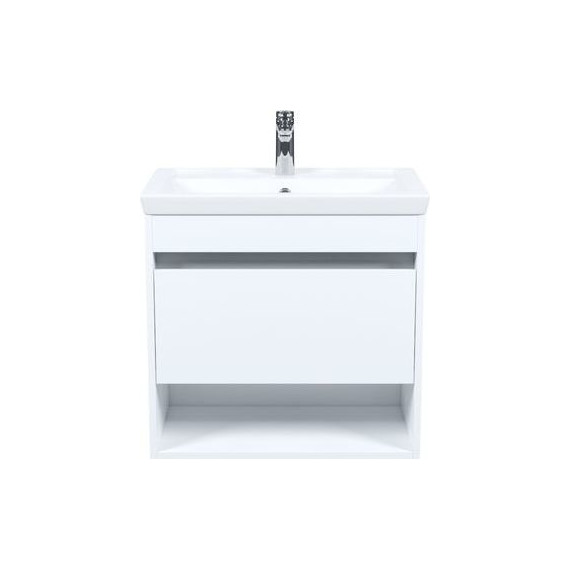 Тумба подвесная с раковиной Iddis Zodiac X 60 см ZDX60WNi95K, белый - фото 3