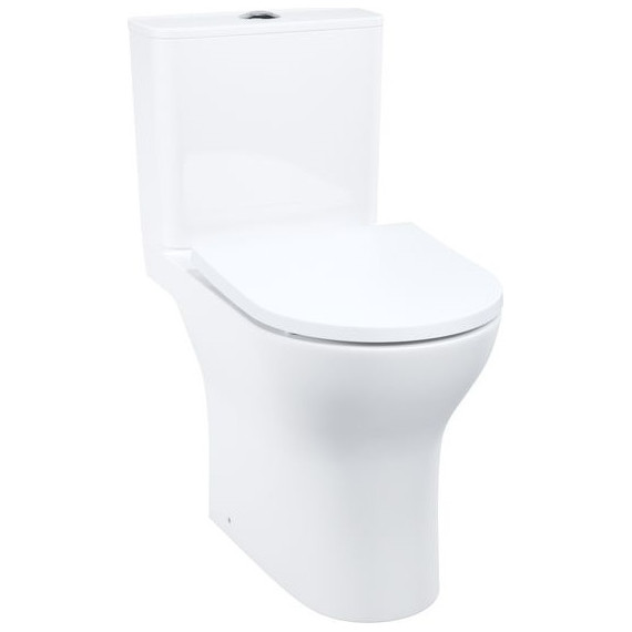 Унитаз-компакт безободковый Iddis Zodiac X ZODRDSEi24 с крышкой микролифт (система смыва Торнадо) - фото 2