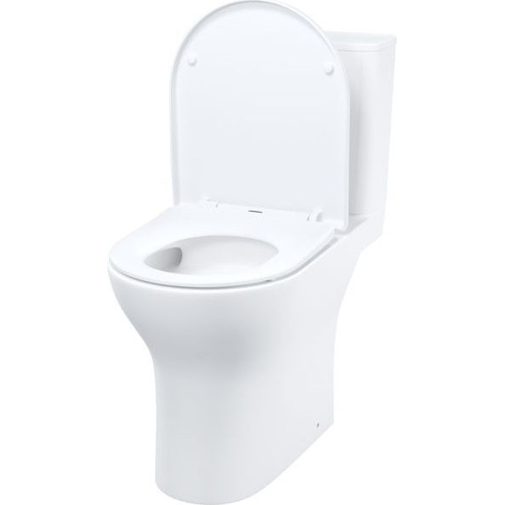 Унитаз-компакт безободковый Iddis Zodiac X ZODRDSEi24 с крышкой микролифт (система смыва Торнадо) - фото 3