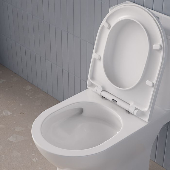 Унитаз-компакт безободковый Iddis Zodiac X ZODRDSEi24 с крышкой микролифт (система смыва Торнадо) - фото 7