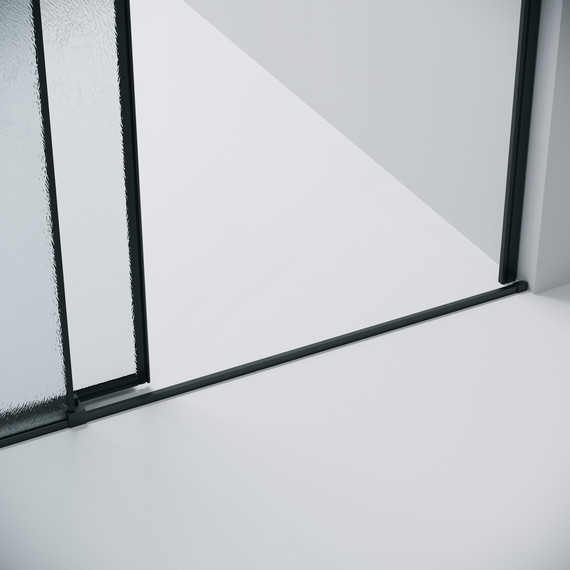 Душевая дверь Grossman Galaxy 120 см 100.K33.01.120.21.02, чёрный матовый/шиншилла - фото 7